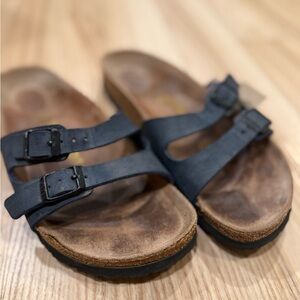 Women’s birkenstock sandal size 39 blue double strap